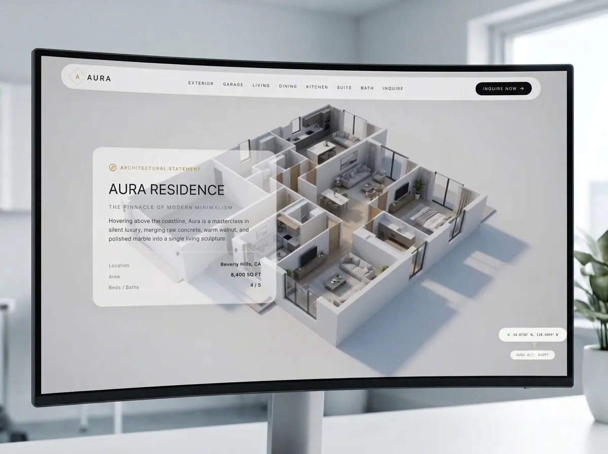 Premium Real Estate Landing Page